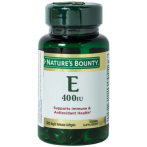 Viên uống Vitamin E 400IU Nature's Bounty hỗ trợ chống oxy hóa, làm chậm quá trình lão hóa da 