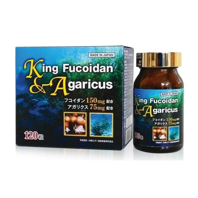 King Fucoidan & Agaricus - Hỗ trợ điều trị ung thư, ngăn ngừa di căn