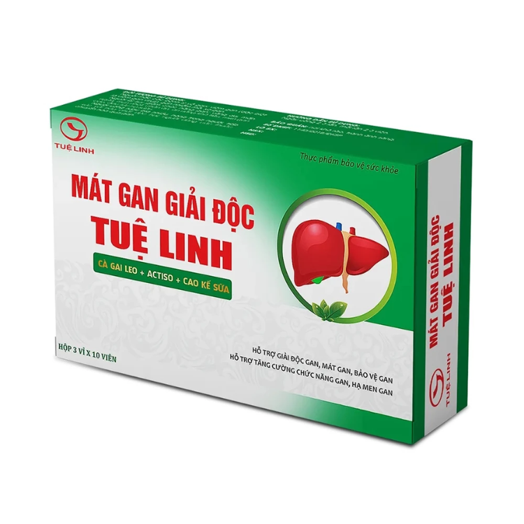 Mát Gan Giải Độc Tuệ Linh - Hỗ trợ tăng cường chức năng giải độc gan, làm mát gan