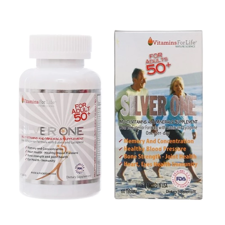 Silver One Vitamins For Life - Bổ sung vitamin và khoáng chất cho người trên 50 tuổi