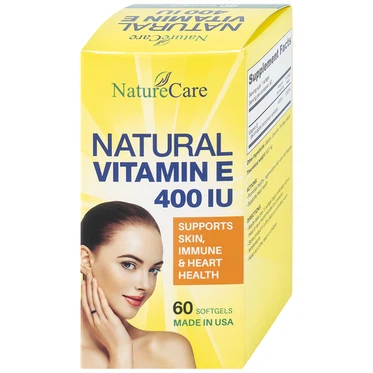 Viên uống Natural Vitamin E 400IU Naturecare 