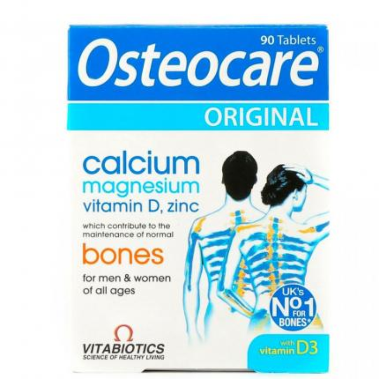 Vitabiotics Osteocare Calcium Magnesium Vitamin D Zinc - Hỗ trợ xương răng chắc khỏe