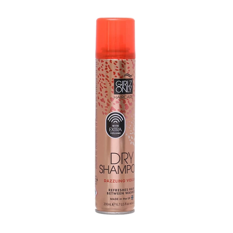 Dầu gội khô Girlz Only Dry Shampoo giúp tóc sạch dầu, bồng bềnh tức thì